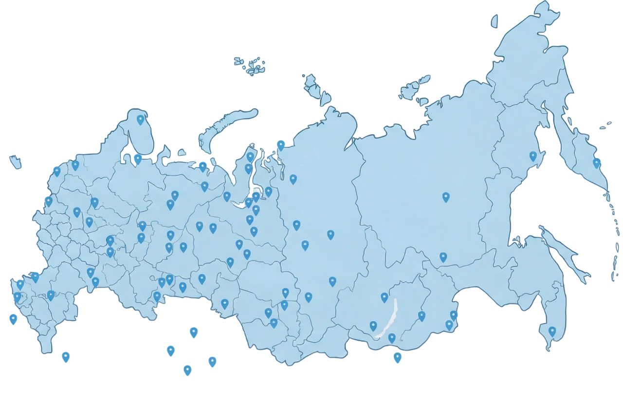 Карта пунктов выдачи Атоми в России — бесплатная доставка корейских товаров по всей стране